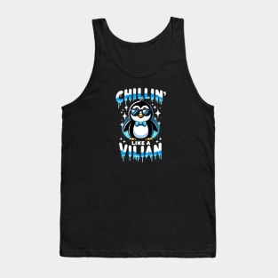 Cool Penguin Cute Funny Design Tank Top